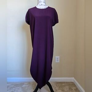 Universal Standard purple cocoon dress womens 2XS